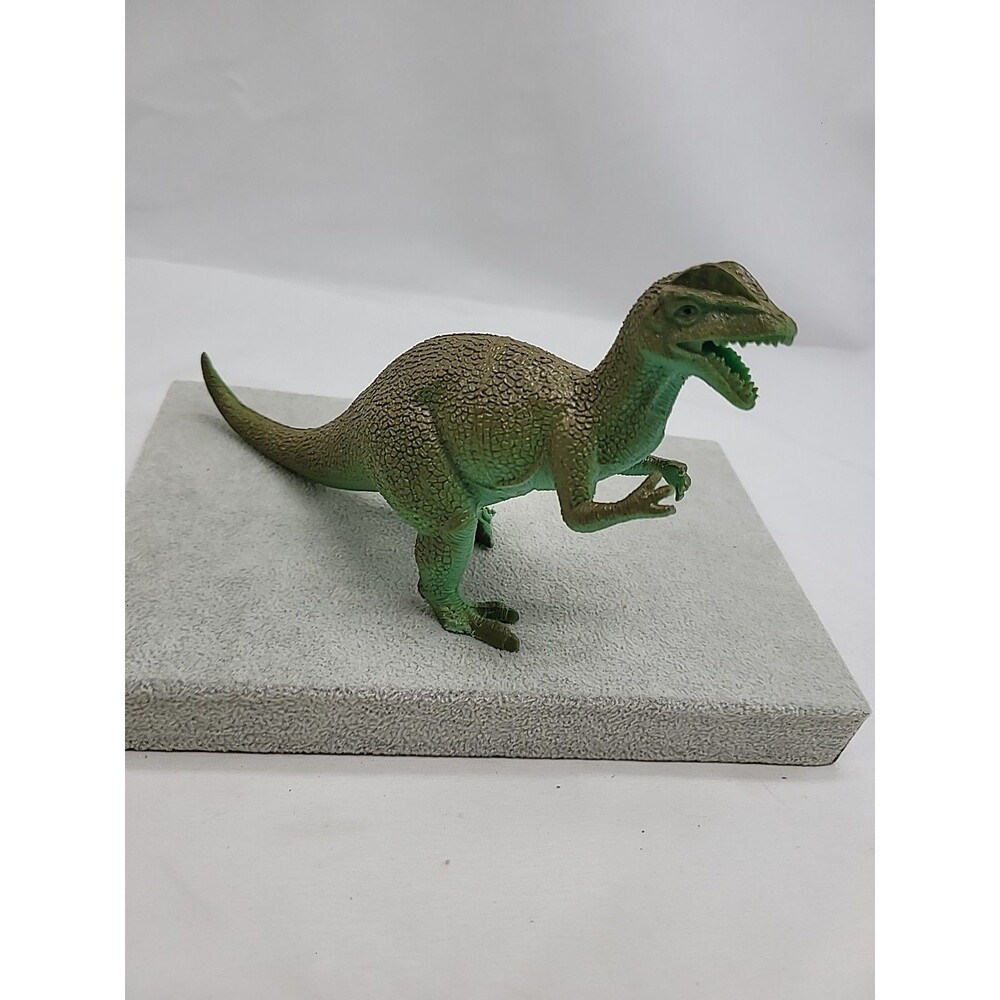 Dilophosaurus Dinosaur Green Figure Toy Imagination Play By Boley 5"
